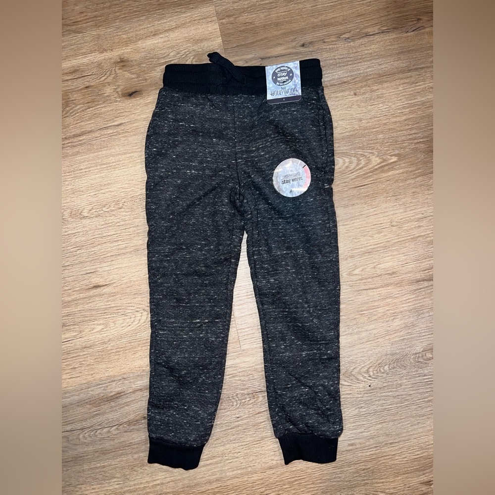 NWT Hollywood Little Boys Sherpa-Bonded Jersey Jogger